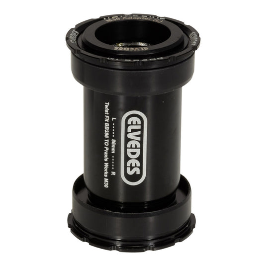 Twist fit trapas Elvedes voor BB386 Praxis road MTB 46 x 86 mm