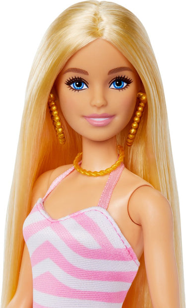 Barbie zonnehoed badpak malibu - met accessoires - pop