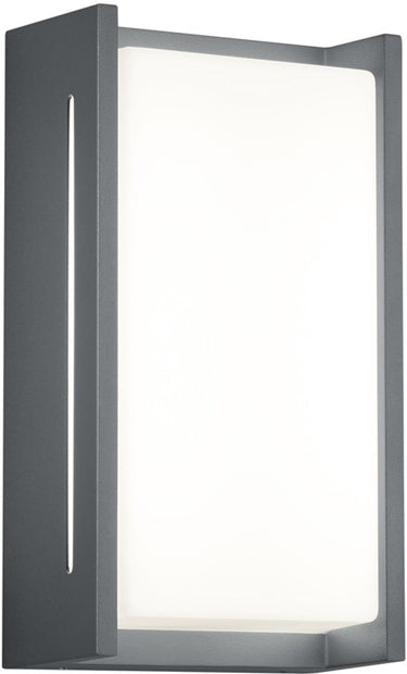 Trio indus - wandlamp - antraciet - incl. 2x smd 4 w - sensor dimmer - geheugenfunctie - buitenverlichting - ip54