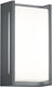 Trio indus - wandlamp - antraciet - incl. 2x smd 4 w - wandmontage - buitenverlichting - ip54
