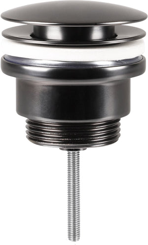 Differnz design afvoerplug gun metal