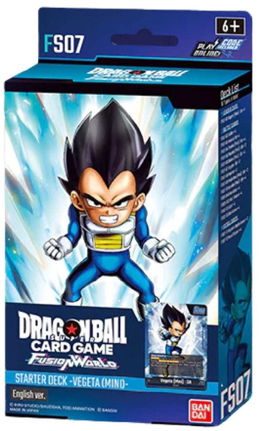 Bandai namco dragon ball scg fusion world fs07 starter deck vegeta (mini)