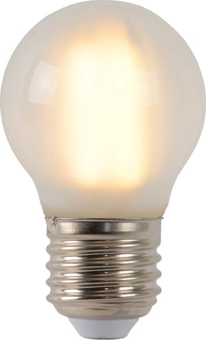 Lucide g45 - filament lamp - ø 4,5 cm - led dimbaar - e27 - 1x4w 2700k - mat