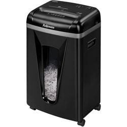 Papierversnipperaar fellowes 450m 22l zwart