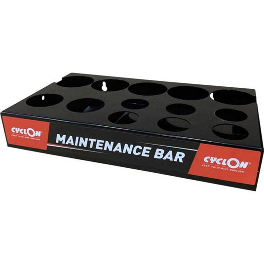 Cyclon Opbergbak Maintenance Bar staal zwart rood