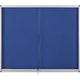 Vergrendelbaar notitiebord bi-office vt690207160 grijs transparant