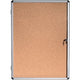 Vitrine bi-office magnetic vt630101150 aluminium afsluitbaar