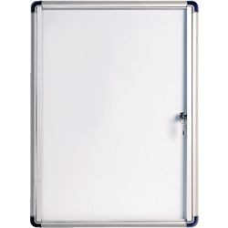 Vitrine bi-office magnetic vt720109660 aluminium afsluitbaar
