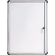 Vitrine bi-office magnetic wit, transpararant