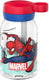 Mepal drinkfles met rietje campus - 450 ml - waterfles kinderen - lekdicht - hygiënische draaideksel - spiderman