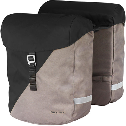 Racktime dubbele tas vida 2.0 double bag vida 2.0 carbon bl. st.black