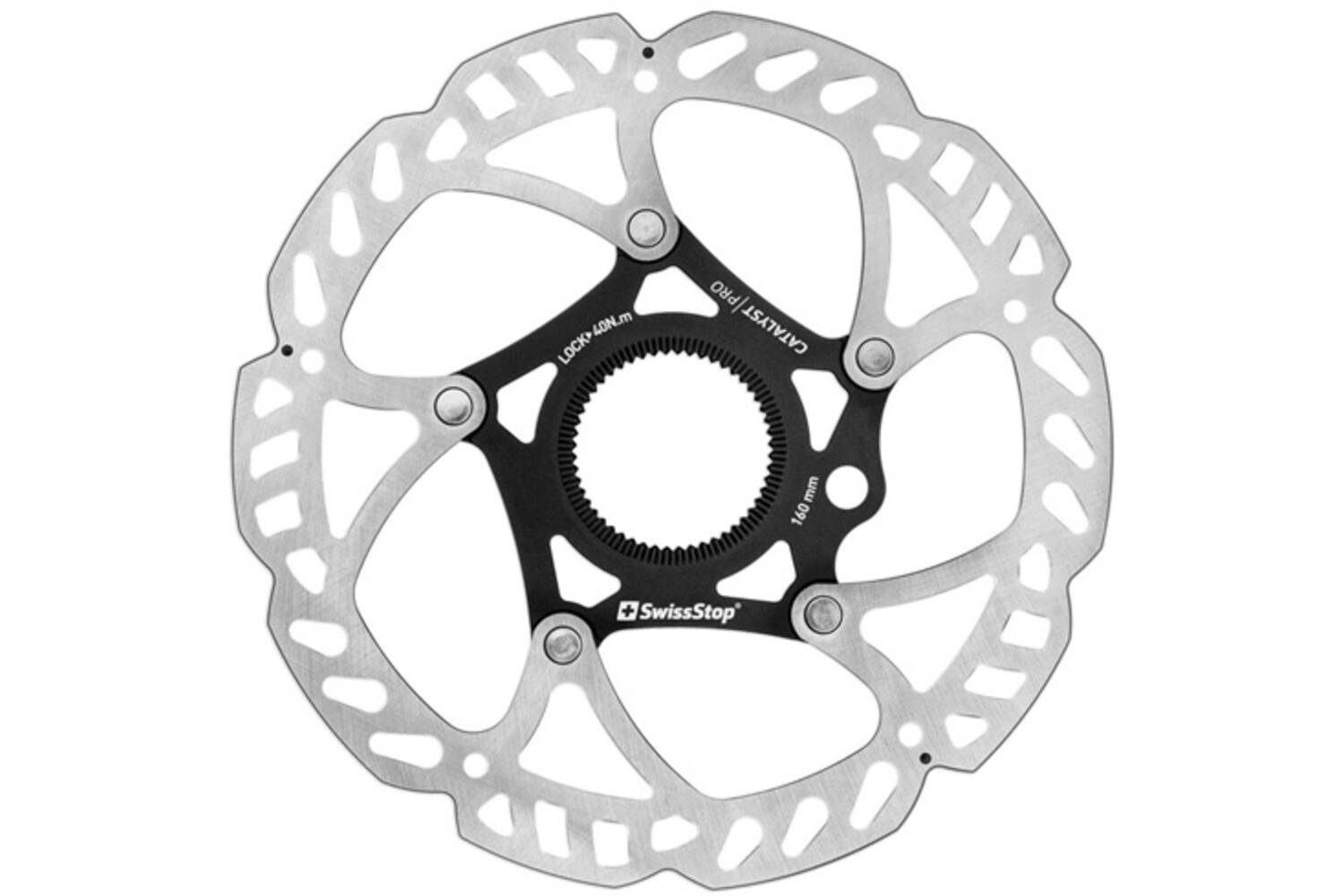 Swissstop - remschijf catalyst pro centerlock 160mm