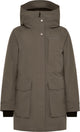 Didriksons harriet wns parka dames outdoorjas - mocha brown