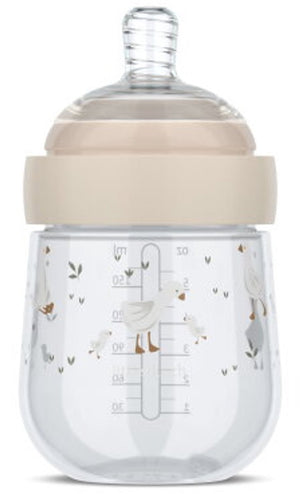 Mepal mio babyfles little dutch - 165 ml - anti-koliek - spiraalontwerp voorkomt verstopping - siliconen van medische kwaliteit - little goose