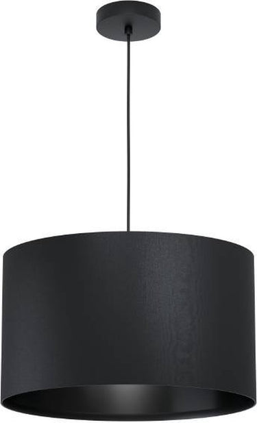 Eglo maserlo 1 - hanglamp - e27 - ø 38 cm - zwart