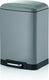 Kela afvalemmer rvs grijs, 12 l - | davino