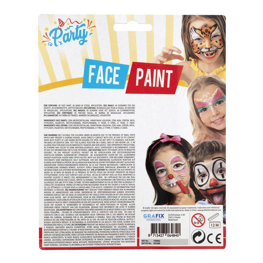 Grafix schminkset 10-delig