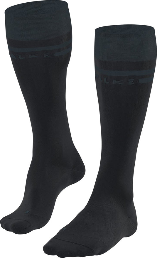 Falke sk7 warm dun functioneel materiaal skisokken dames zwart - maat 35-36