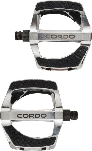 Abi cordo e-bike pedalen anti-slip aluminium - zilver