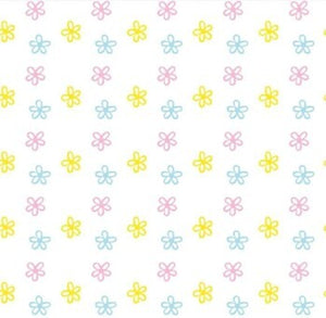Duni paasservet bloemen multi 33x33 cm