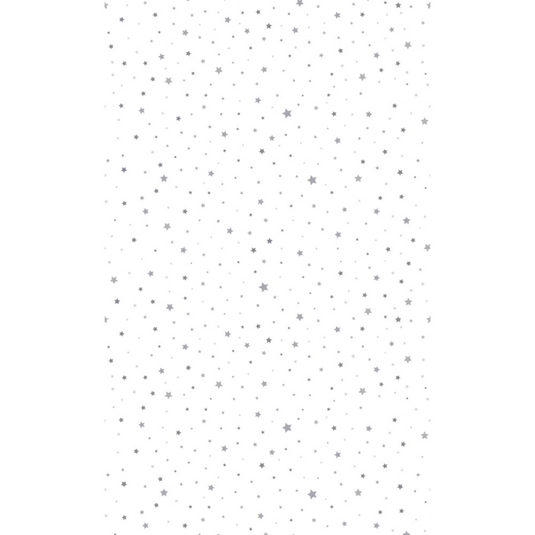 Duni tafellaken silver stardust 138x220cm
