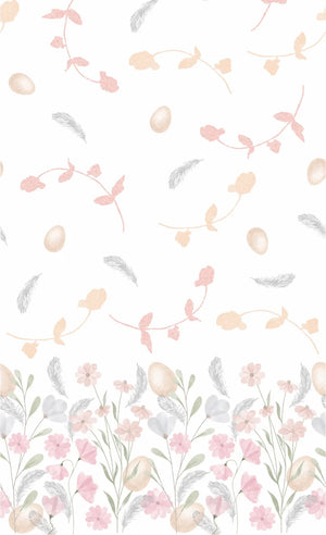 Duni tafellaken soft easter 138x220cm