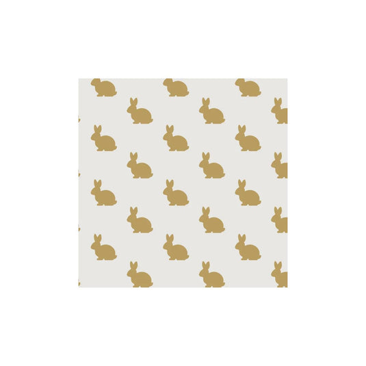 Duni servetten golden bunny 24cm
