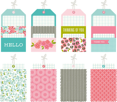 Pebbles • embellishments garden party pockets