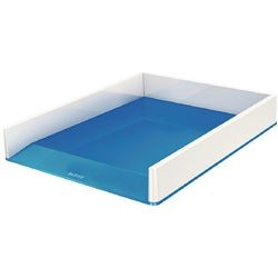 Leitz wow brievenbak - blauw wit