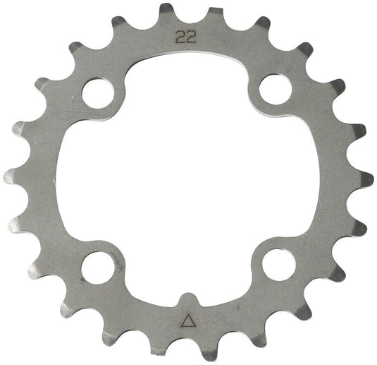 Stronglight mtb kettingblad xc e chain ring strongl. xc e 64mm 22t sil.