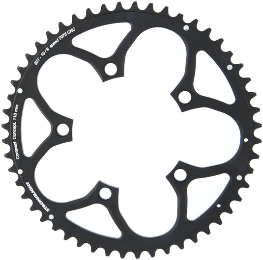 Stronglight kettingblad zicral 7075 t6 chain ring strongl.zircal 7075 t6 110mm 52t b