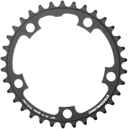 Stronglight kettingblad zicral 7075 t6 chain ring strongl.zircal 70750t6 110mm 34t b