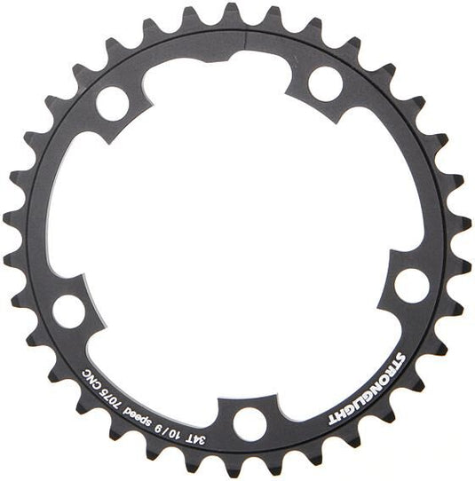 Stronglight kettingblad zicral 7075 t6 chain ring strongl.zircal 70750t6 110mm 34t b