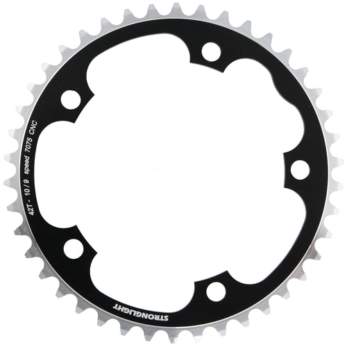 Stronglight kettingblad zicral 7075 t6 chain ring strongl.zircal 130mm 42t b