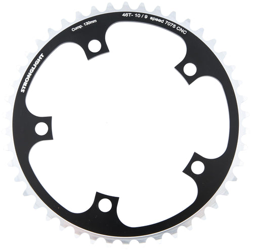 Stronglight kettingblad zicral 7075 t6 chain ring strongl.zircal 130mm 46t b