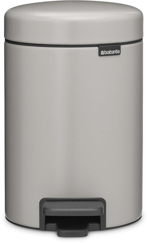 Brabantia newicon prullenbak - 3 liter badkamer - soft grey