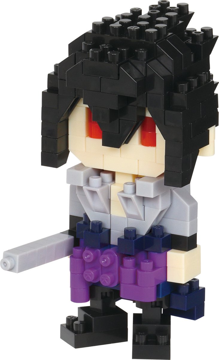 Afbeelding laden in galerijviewer, Bandai nanoblock bouwset naruto sasuke - 200st.

