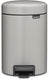 Brabantia newicon prullenbak - 12 liter - soft grey