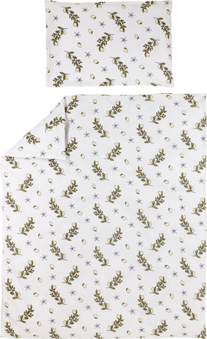 Meyco baby lemon dekbedovertrek ledikant - soft yellow - 100x135cm