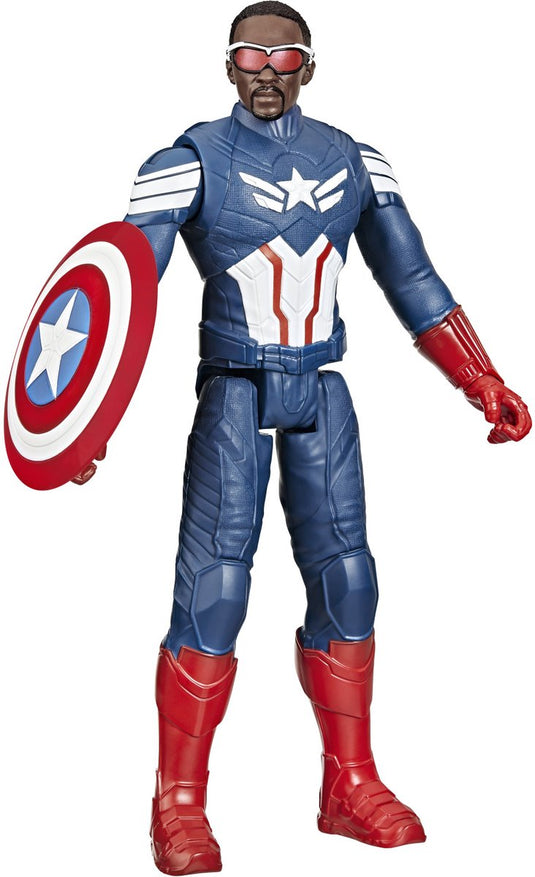 Hasbro captain america actiefiguur marvel titan hero 30 cm speelgoed.