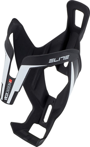 Elite vico bidonhouder carbon, mat white graphic