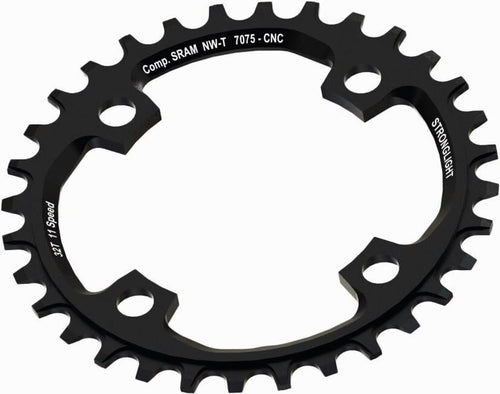 Stronglight kettingblad chain ring 36t bcd 104 alu black