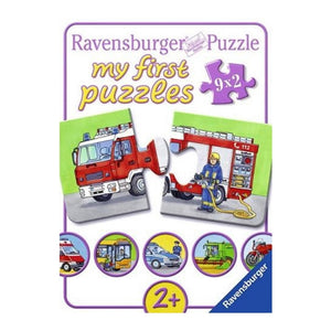 Ravensburger my first puzzles voertuigen 9x2pcs