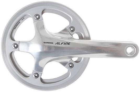 Shimano crankstel alfine fc-s501 crankset shim.alfi.fcs501 42t.170mm ht2 1sp sil
