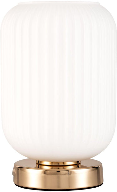 Pauleen paulmann led-tafellamp noble purity e27 max. 20w wit, champagnegoud