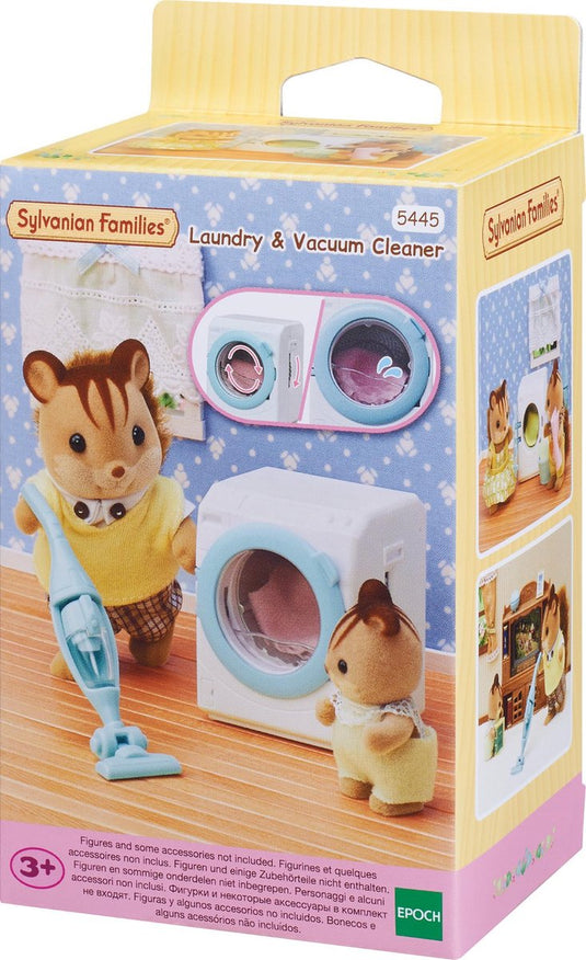 Sylvanian families 5445 wasmachine stofzuiger-poppenhuisinrichting