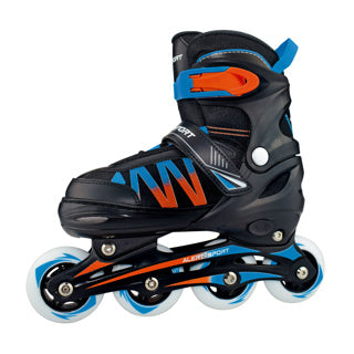 Alert inline skates maat 39-42 blauw oranje zwart