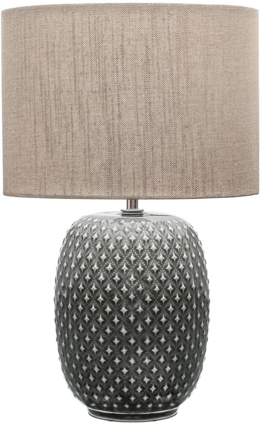 Pauleen led tafellamp pretty classy - e27 - max. 60w - wookamer, slaapkamer eetkamer - grijs beige