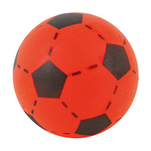 T f creations t f creations softbal foam - voetbal print - rood - zacht - dia 20 cm - speelgoed ballen