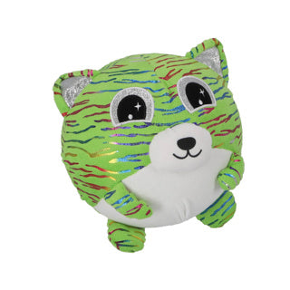 Pluchiez bal bouncing furry kitty friendti 23 cm assorti | 4 stuks